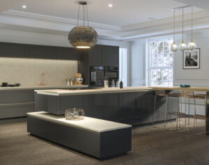 Anthracite Grey Modern Kitchen